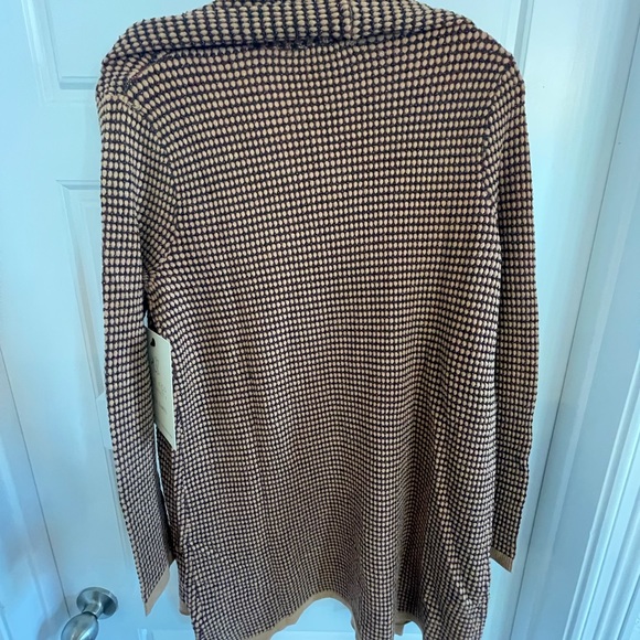Love for Humanity Black Label Brown, Open Front Cardigan NWT Medium - Picture 3 of 9